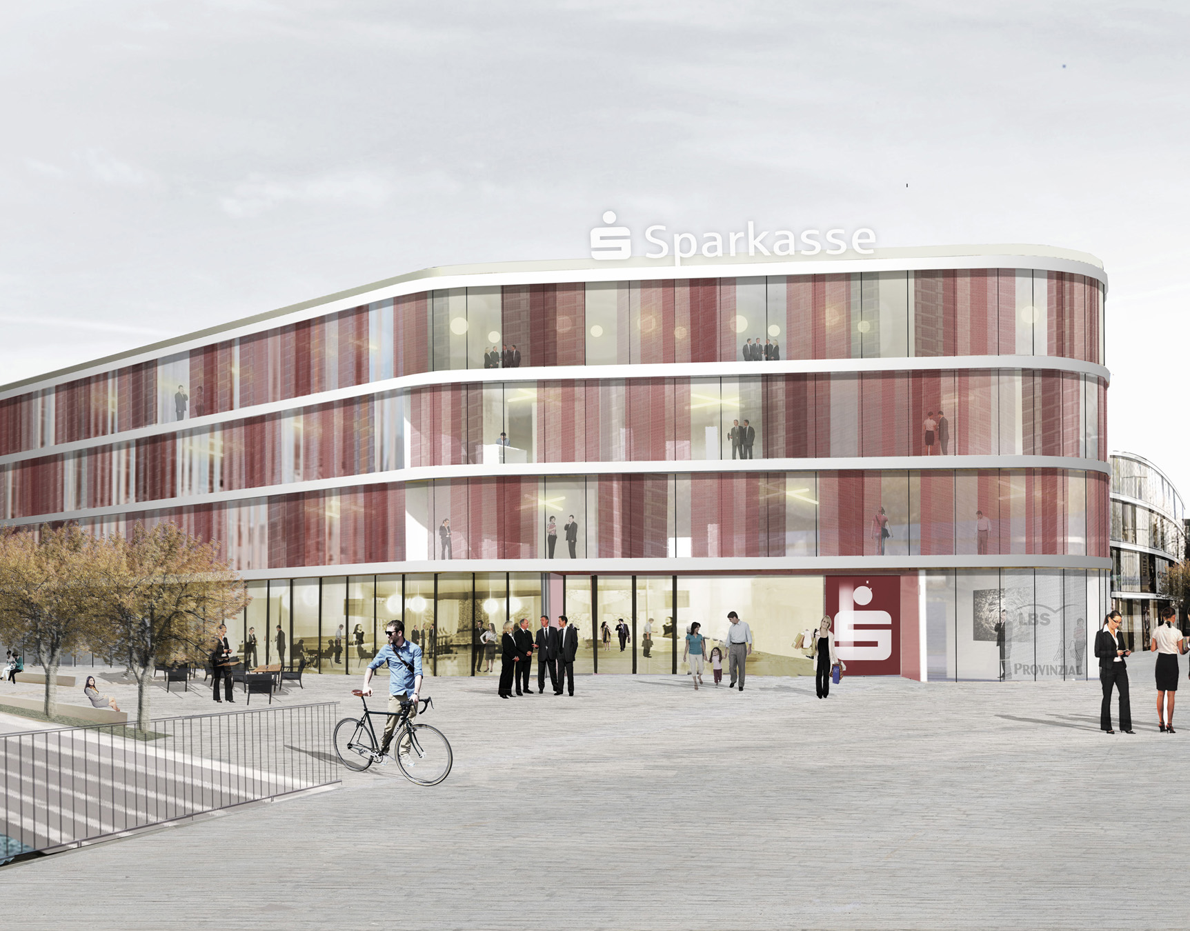 Neubau der Hauptstelle Sparkasse Bocholt BOCK NEUHAUS PARTNER
