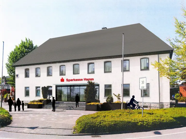 Sparkasse Hamm, Amtsstraße, Umbau von zwei Geschäftsstellen