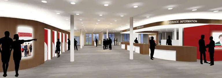 Stadtsparkasse Gevelsberg, Umbau der Kundenhalle